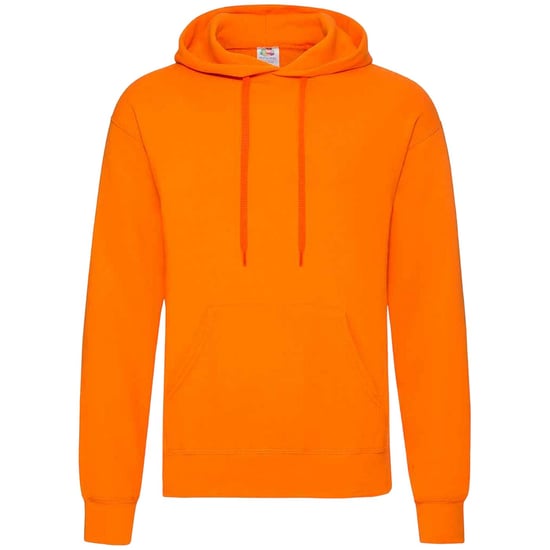 Fruit Of The Loom Unisex Volwassenen Klassiek Sweatshirt met capuchon (Oranje) - Image 1