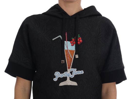 Dolce & Gabbana Vrouwen Zwarte Sprookjes Kristal Trui met Kap - Image 4