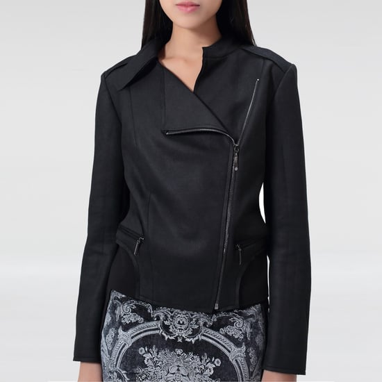Suede perfecto type jas - Image 1