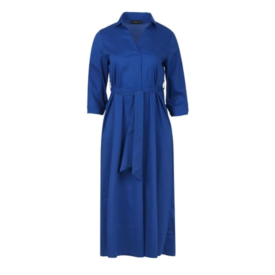 Midi Royal Blue Jurk met Riem - Image 2