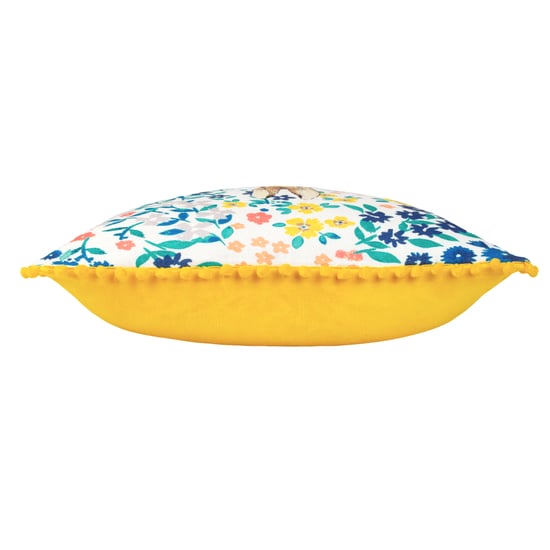 Peter Rabbit™ Florelli Mini Pom-Pom Kids Feather Filled Cushion - Image 3