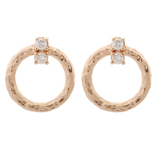 Orphelia 'Novalie' Dames 925 Sterling Zilveren Hangoorbellen - Roze ZO-7129/RG - Image 1