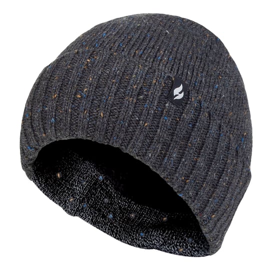 Heren Thermische Dikke Muts | Heat Holders | Heatweaver Fleece Voering - Denim - Image 1