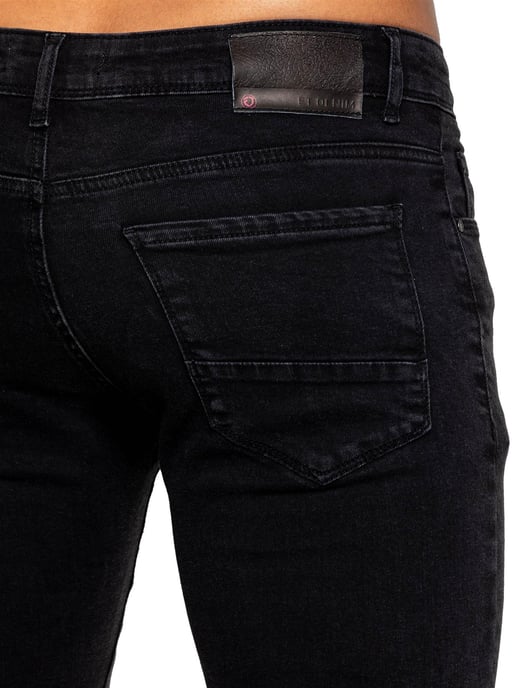 ETO | Heren Rechte Benen Jeans - Zwart - Image 4