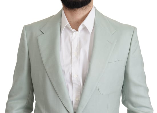 Dolce & Gabbana Groene Kasjmier Heren Blazer Heren Jacket - Image 4