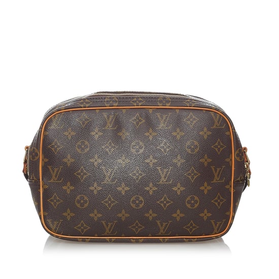 Vintage Louis Vuitton Monogram Reporter PM Brown