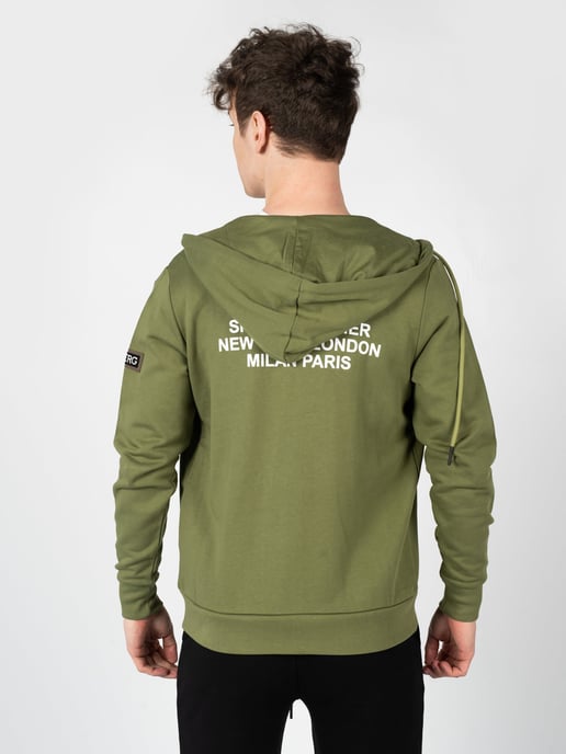 Iceberg blouse Hoodie Mannen groen - Image 4