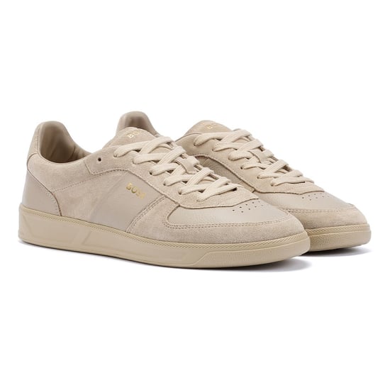 Boss Brandon Suède/Leder Heren Beige Sportschoenen - Image 1