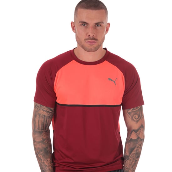 Men's Puma Power BND T-Shirt in Red