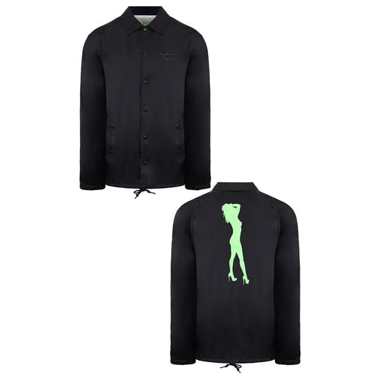 Supra x Heidi Klum Cochs Long Sleeve Button Up Black Mens Jacket 101900 008