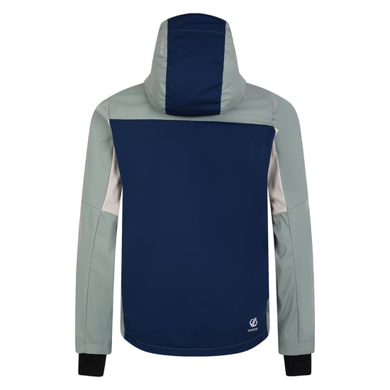 Dare 2B Mens Mountaineer Soft Shell Jacket (Moonlight Denim/Lilypad Green)