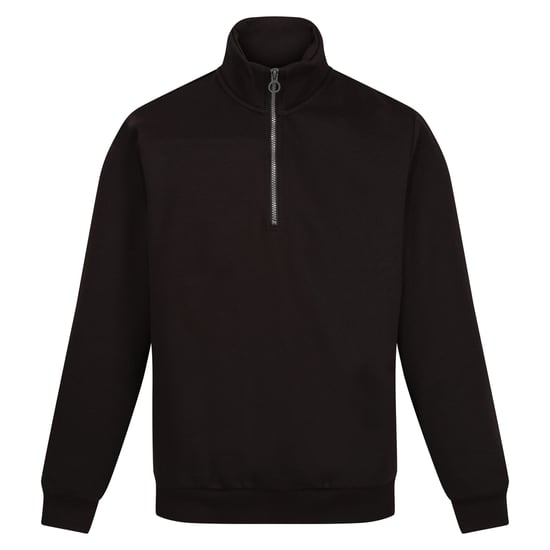 Regatta Mens Pro Quarter Zip Sweatshirt (Black)