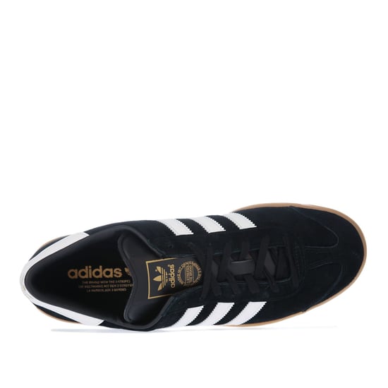 Men's adidas Originals Hamburg Trainers in Black - Image 5