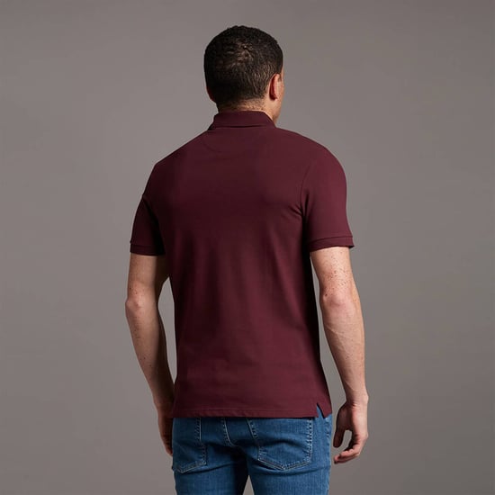 Lyle & Scott Polo SS Plain Polo Shirt Rood - Image 2