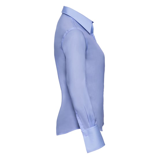 Russell Collection Dames/Dames Ultimate Shirt Met Lange Mouwen (Heldere lucht) - Image 3