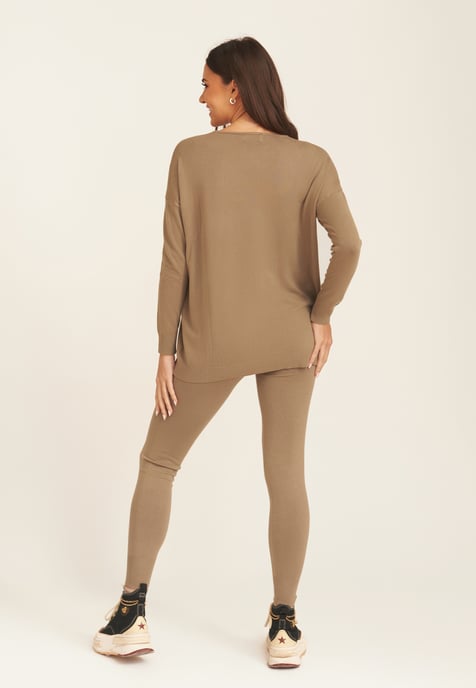 Geborstelde Katoenen Leggings - Image 3