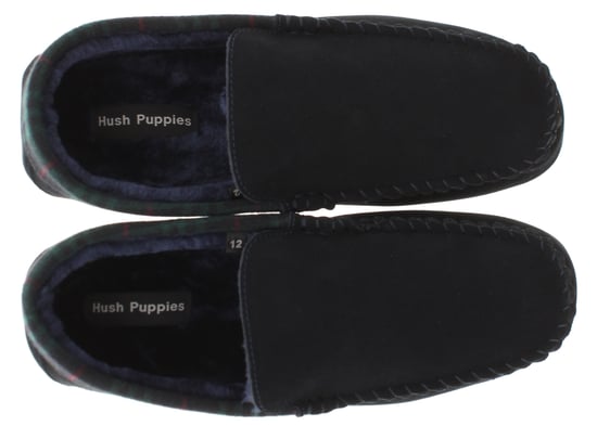 Hush Puppies Andreas Suède Heren Pantoffels In Marineblauw - Image 6