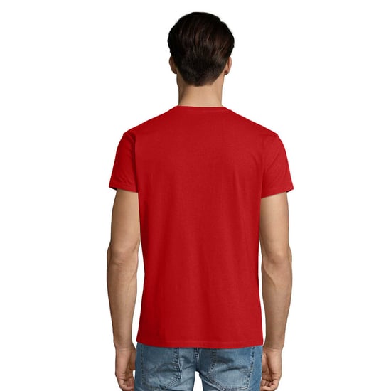 SOLS Heren Imperial V Hals T-shirt (Rood) - Image 3