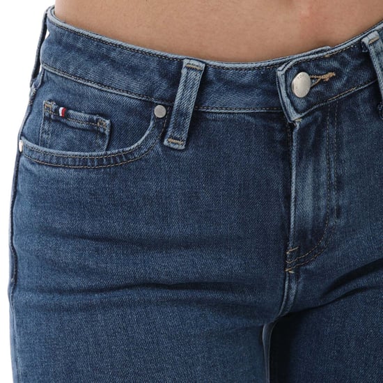 Dames Tommy Hilfiger Rome Mid Rise Straight Jeans in Denim - Image 5