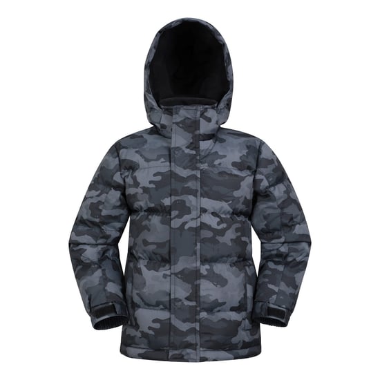 Mountain Warehouse Snow II bedrukte waterafstotende gewatteerde jas voor kinderen/Kinderen (Camo Groen) - Image 1