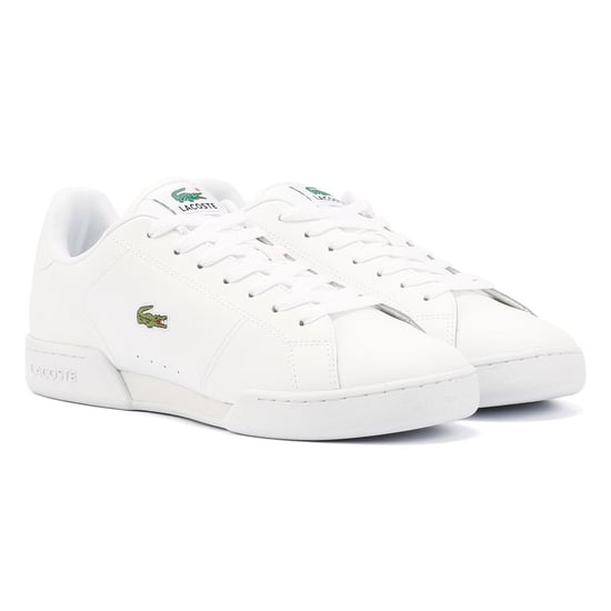 Lacoste Carnaby Cup Leren Trein Heren Wit - Image 1