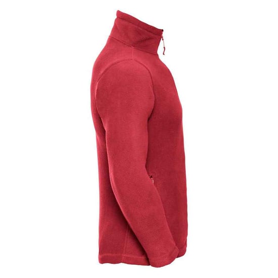 Russell Heren Ritssluiting Outdoor Fleece Top (Klassiek rood) - Image 3