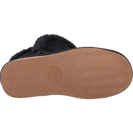 Hush Puppies Dames/dames Ashleigh Slipper Laarzen van Suède (Zwart) - Image 4