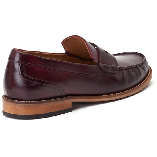 Base London Garfield Leder Heren Bordo Loafers - Image 2