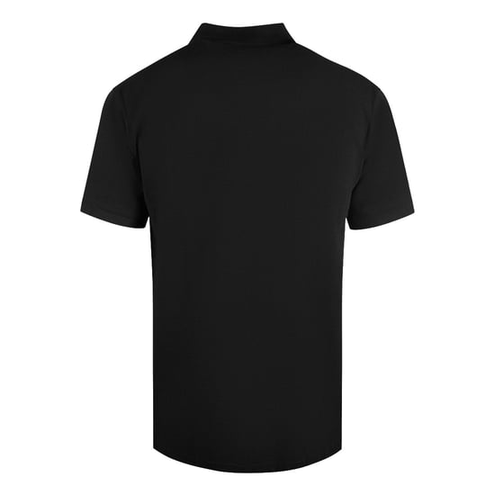 Cavalli Class Circle Logo Black Polo Shirt