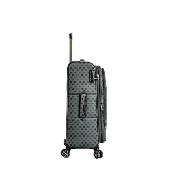 Gray extended travel pack, robust Softshell suitcase