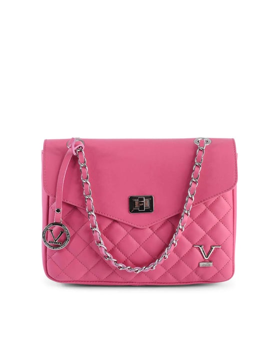 V Italia Womens Shoulder Bag V024M-S Sauvage Fuxia