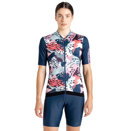 Dare 2B Dames/Dames AEP Stimulus III Animal Print Jersey (Marine/Multikleurig) - Image 4