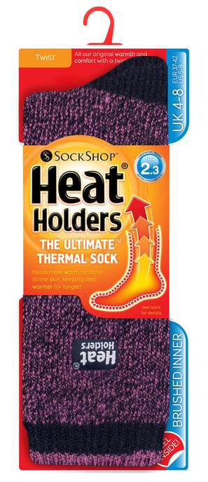 Heat Holders - Thermische sokken met damespatroon - Rydal - Image 2