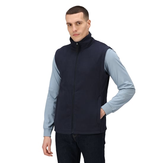 Regatta Mens 210 Microfleece Bodywarmer / Gilet (Dark Navy)
