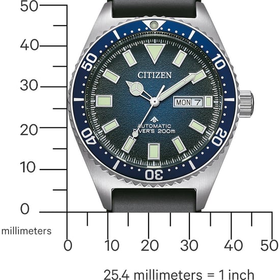 Citizen Promaster Marine Heren Zwarte Horloge NY0129-07LE - Image 4