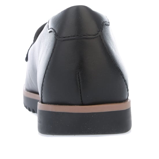 Women's Clarks Serena Terri Leather Shoes in Black