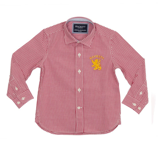 Boy's lapel collar long-sleeved shirt HK300616