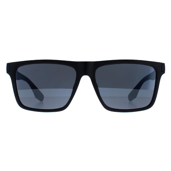 Calvin Klein CK20521S 001 matzwarte gunmetal spiegelzonnebril - Image 1