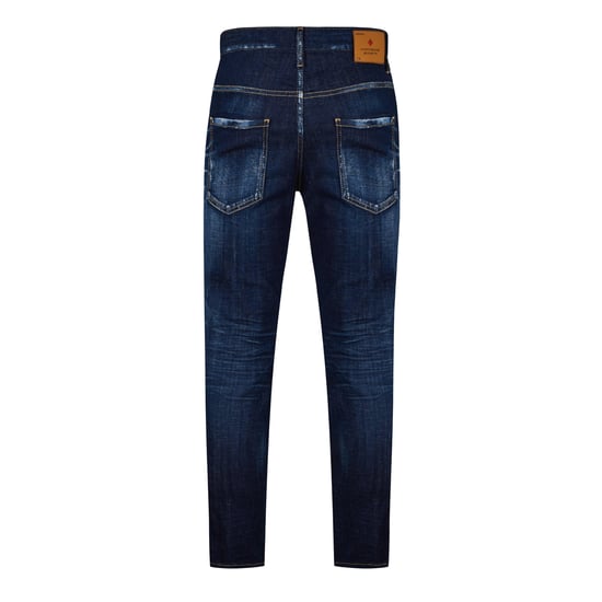 Heren DSquared2 Clean Wash Skater Jeans in Blauw - Image 2