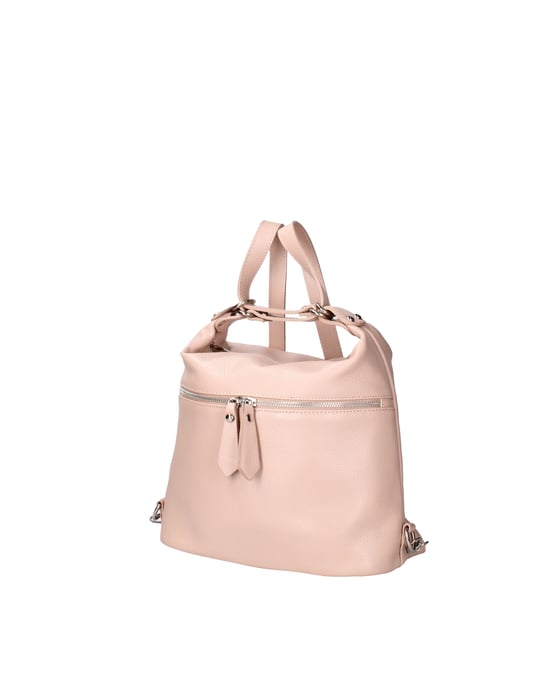 Viola Castellani Geconverteerde schoudertas in een rugzak kan worden omgezet Vrouwen LIGHT PINK - Image 5