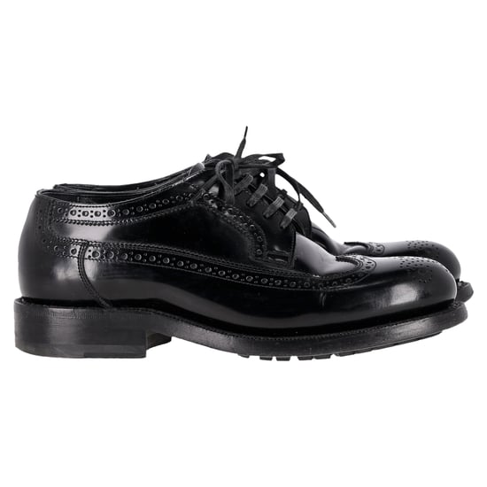 Celine Brogue Veterschoenen in Zwart Kalfsleer - Image 1