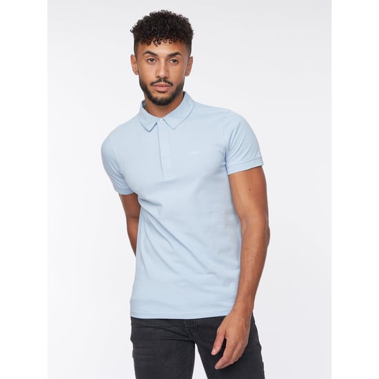 Crosshatch Heren Sullivan Polo Shirt (Lichtblauw) - Image 1