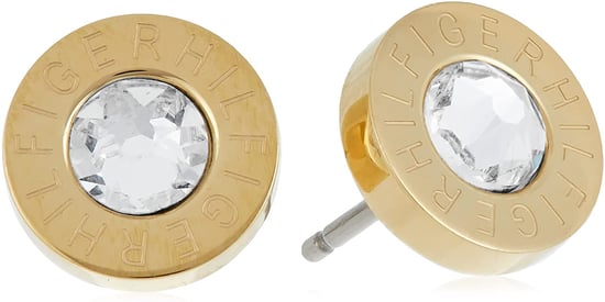 Tommy Hilfiger Women's Stainless Steel Stud Earrings - Gold 2700753 - Image 2