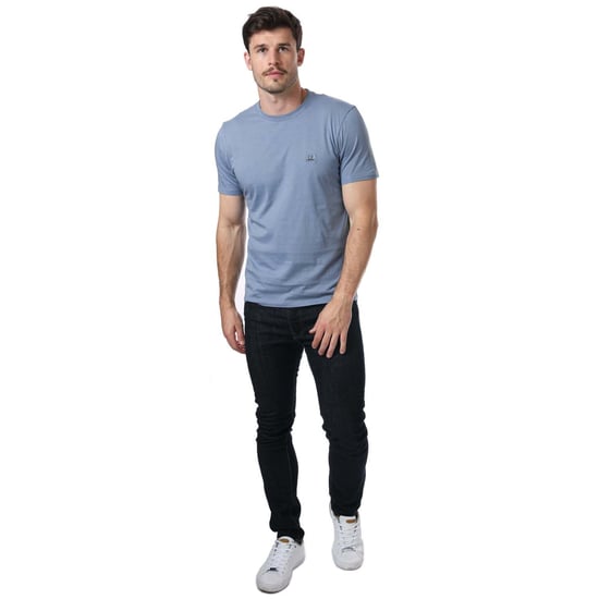 Men's C.P. Company Logo T-Shirt in Blue