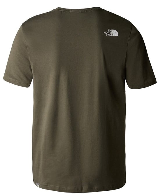 The North Face Mens Short Sleeve T Shirt In Olive Green - Image 2