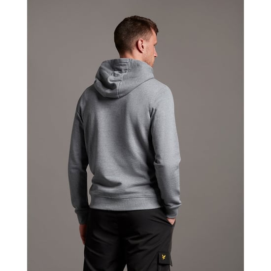 Lyle & Scott Pullover Hoodie in grijs - Image 3