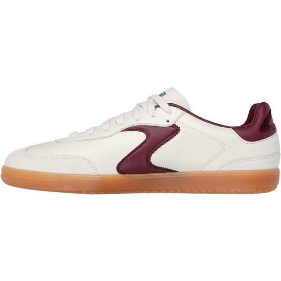 Skechers Hotshot Pyke Synthetic Heren Natuur/Bourgondië Trainers - Image 4