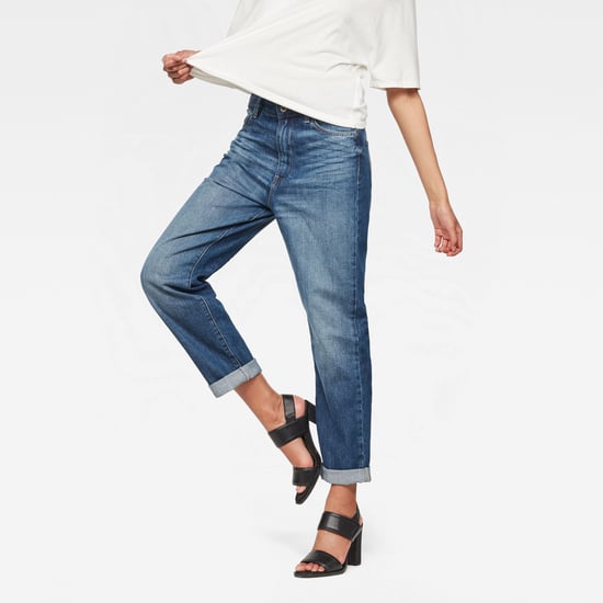 G-Star RAW Midge Deconstructed High Waist Boyfriend Jeans