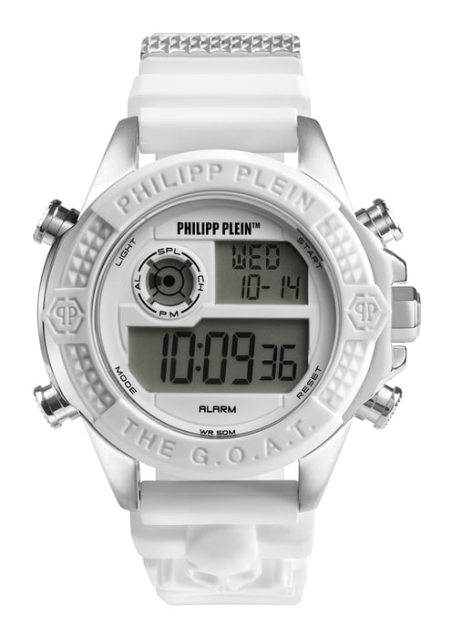 Philipp Plein The G.o.a.t. Unisex Horloge Wit PWFAA0121 - Image 1