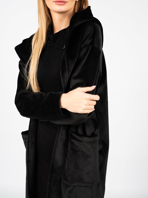 La Haine Inside Us Coat LW619 Woman's Black